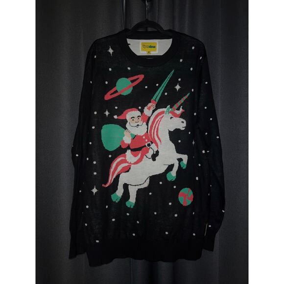 Ugly Christmas Sweater Sweaters - Ugly Christmas Sweater Xmas Size XXL Tipsy Elves